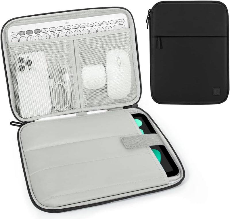 Dadanism 8-9 Inch Tablet Sleeve Padded Carrying Case for iPad mini 7th/6th 8.3", iPad mini 5/4/3/2/1 7.9", Remarkable Paper Pro Move 7.3" 2025, Galaxy Tab A9/A7 Lite 8.7", Tab M8 8", Tab M9 9", Black - Image 1